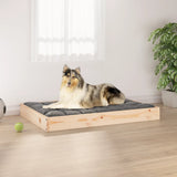 Dog Bed 91.5x64x9 cm Solid Wood Pine - Front View