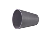 Decorative Large Modern Grey Round Black Planter 71cm - Front View