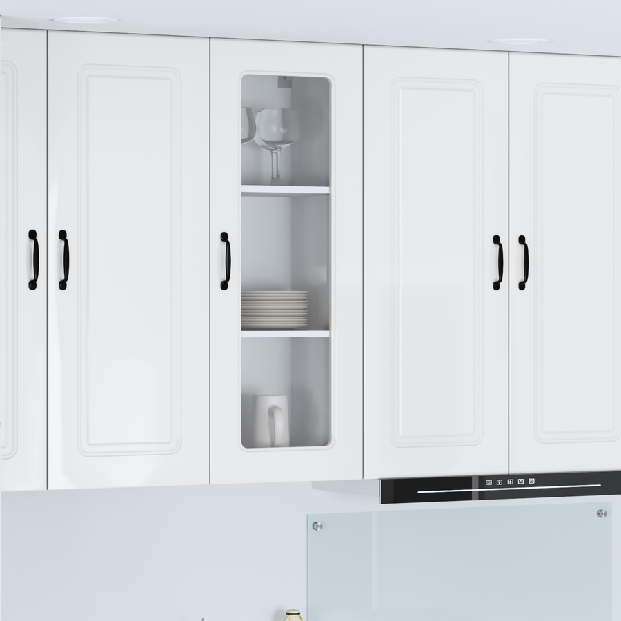 Dishwasher Panel Kalmar High Gloss White 40 x 31 x 100 cm
