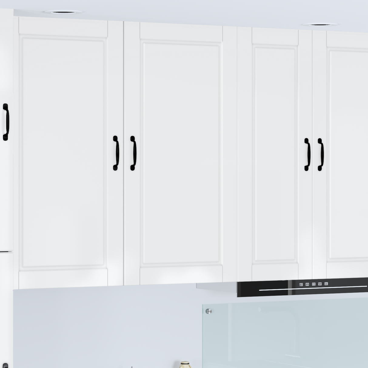 Wall Cabinet PORTO High Gloss White 50 x 31 x 100 cm