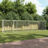 Dog Cage Silver 800 x 200 x 200 cm Galvanised Steel