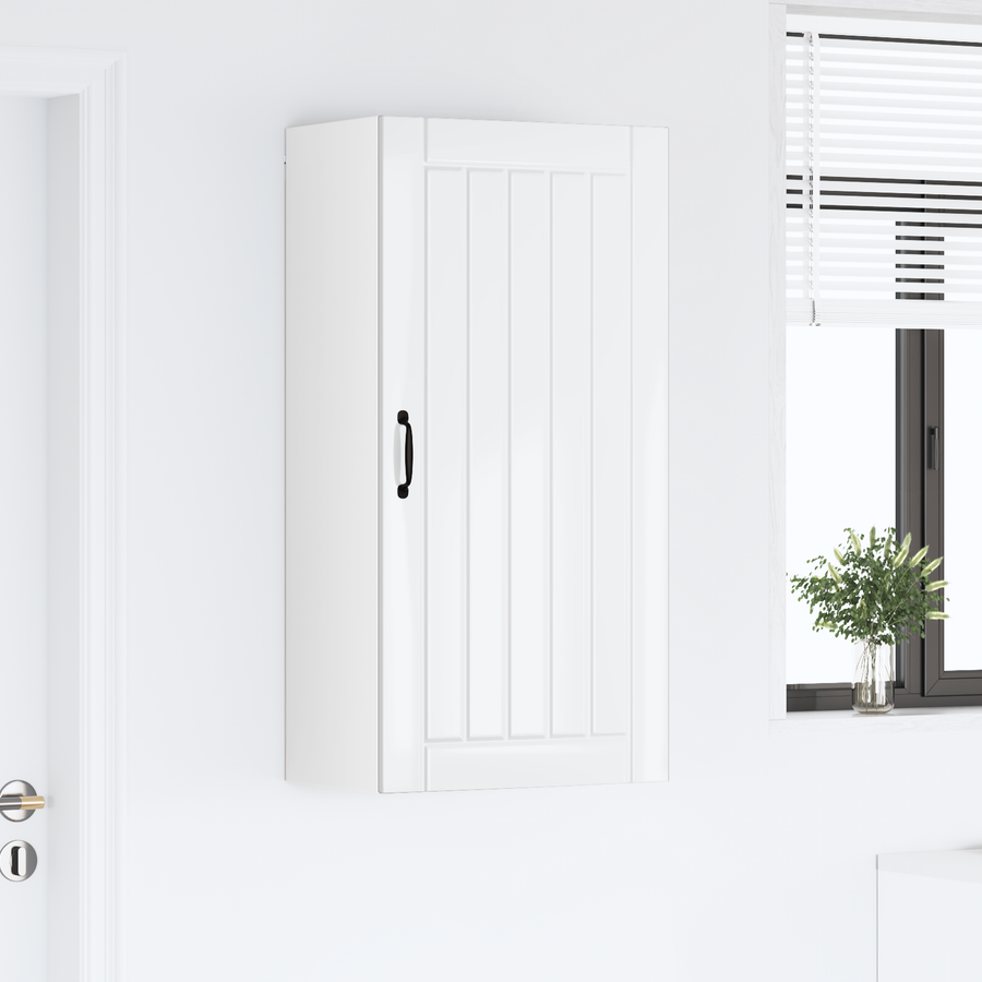 Wall Cabinet LUCCA High Gloss White 50 x 31 x 100 cm