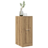 Apothecary Cabinet Artisian Oak 30x41x77.5 cm Engineered Wood - Front View