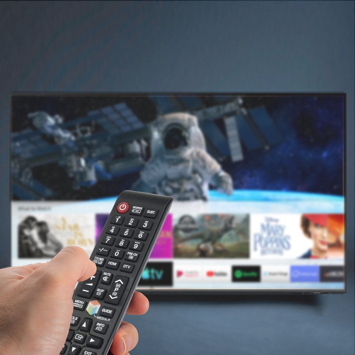 Samsung TV Remote Control AA83-00655A, BN59-00611A and AA59-00445A