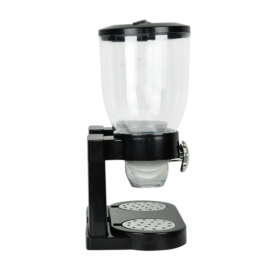 TOQUE Double Cereal Dispenser Dry Food Black-2006733302156890115