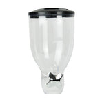 TOQUE Double Cereal Dispenser Dry Food Black-2006733302156890117