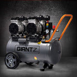 Giantz 50L Air Compressor 200L/min 3.0HP Oil-Free Quiet Electric Portable Air Inflator - Close-Up Angle
