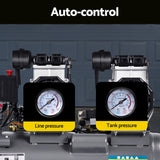 Giantz 50L Air Compressor 200L/min 3.0HP Oil-Free Quiet Electric Portable Air Inflator - Rear View