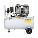 Giantz 30L Air Compressor Quiet 0.75HP Oil-Free Portable Tyre Inflator 40L/Min - Side View