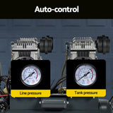 Giantz 50L Air Compressor Quiet 3.0HP Oil-Free Portable Tyre Inflator 200L/Min - Close-Up Angle