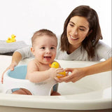 Angelcare AC586 Baby Bath Soft Touch Ring Seat - Light Aqua - Side View