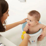Angelcare AC586 Baby Bath Soft Touch Ring Seat - Light Aqua - Top-Down View