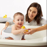 Angelcare AC588 Baby Bath Soft Touch Ring Seat - Grey - Low Angle