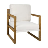 Oikiture 3x Armchair Lounge Sofa Chair Fabric Tub Couches - Front View