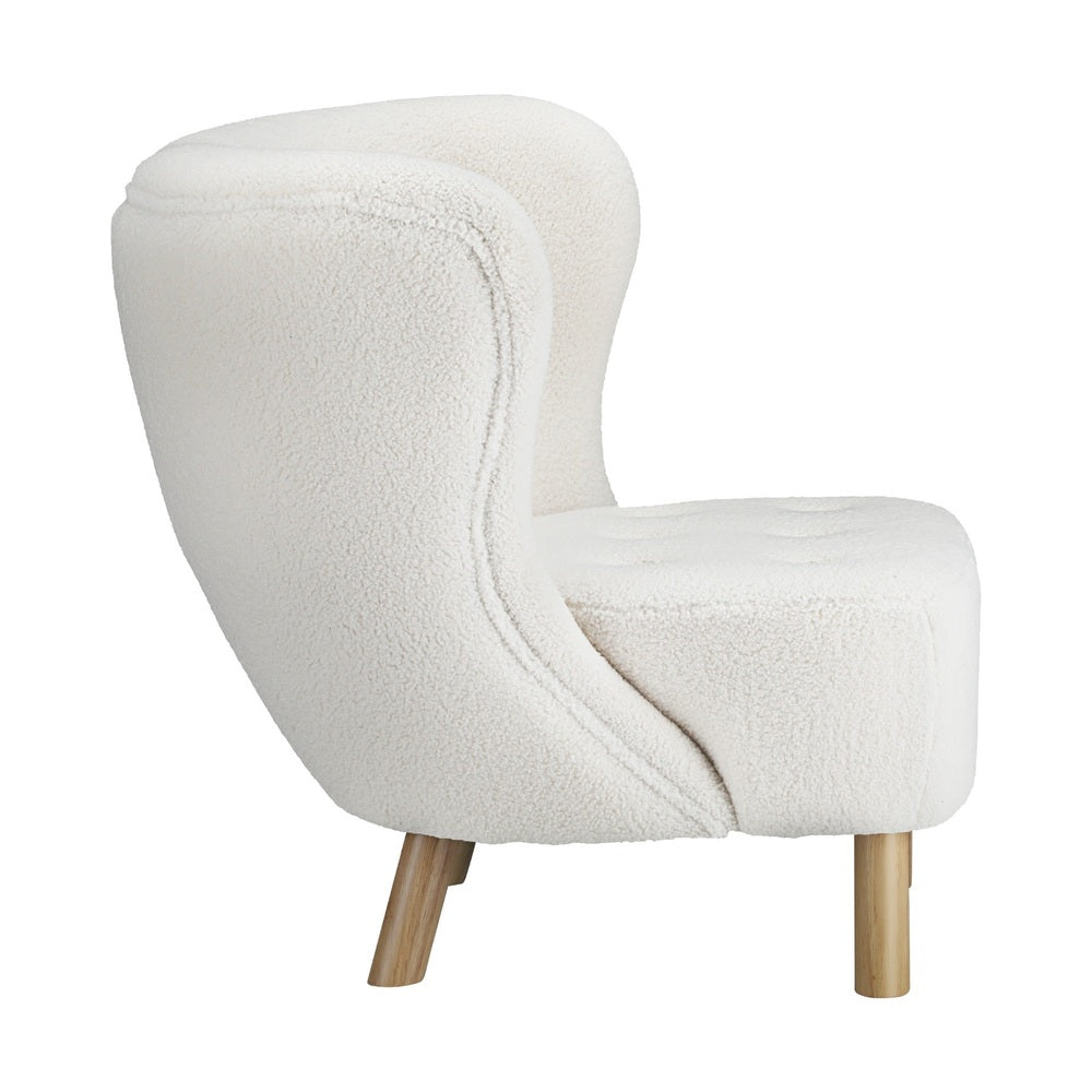 Oikiture Armchair Accent Couches Sofa White