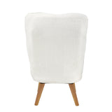 Oikiture 3X 360 Swivel Recliner Armchair Lounge with Stool Sherpa - Top-Down View