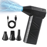 GIANTZ Electric Air Duster 7H Long Runtime Mini Blower for Keyboard PC Cleaning - Side View