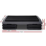 Everfit 3 Level Aerobic Step Exercise Stepper 110cm Gym Home Fitness - Front View