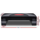 Everfit 3 Level Aerobic Step Exercise Stepper 78cm Gym Home Fitness - Front View