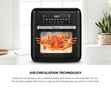 Vevare Air Fryer 12L Oven LCD Touch Oil Free Cooker 1500W - Extra Image