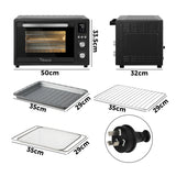 Vevare Air Fryer 32L Oven LCD Display Oil Free Cooker 1700W - Close-Up Angle