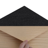 Hexagonal Soundproofing Foam Panels - 12 Pack, 35x30x0.9cm, Black Acoustic Tiles for Noise Reduction - Side View