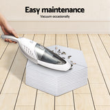 Hexagonal Acoustic Foam Soundproofing Tiles - 12 Pack, 35x30x0.9cm, White - 45-Degree Angle