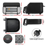 Devanti Air Fryer 10L LCD Kitchen Oven - Front View