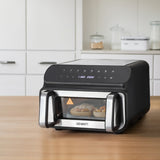 Devanti Air Fryer 10L LCD Kitchen Oven - Close-Up Angle