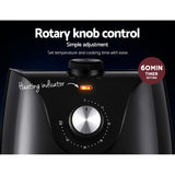 Devanti 2.5L Healthy Air Fryer with Knob Control - Rear View