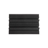 Alpha Acoustic Foam 40pcs Corner Bass Trap Sound Absorption Proofing Treatment - Side View