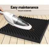 Alpha Acoustic Foam 60pcs 50x50x5cm Sound Absorption Proofing Panels Eggshell - 45-Degree Angle
