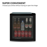 Airflo 46L Glass Door Bar Fridge AFF046