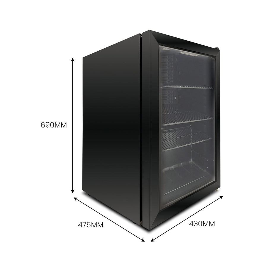 Airflo 70L Glass Door Bar Fridge AFF070