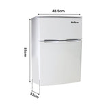 Airflo 90L Mini Double Door Fridge
