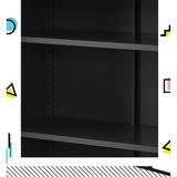 Artiss Buffet Sideboard Metal Cabinet - SWEETHEART Charcoal - 45-Degree Angle