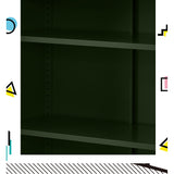 Artiss Buffet Sideboard Metal Cabinet - SWEETHEART Green - 45-Degree Angle