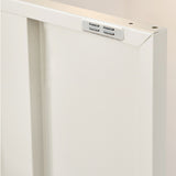 Artiss Buffet Sideboard Metal Cabinet - SWEETHEART White - Side View