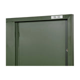 Artiss Buffet Sideboard Metal Cabinet - DOUBLE Green - Side View