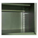 Artiss Buffet Sideboard Metal Cabinet - DOUBLE Green - Top-Down View