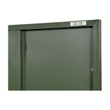 Artiss Buffet Sideboard Metal Cabinet - DOUBLE Green - 45-Degree Angle