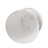 Artiss Coffee Table Round 52CM Plastic White - Top-Down View