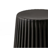 Artiss 2x Bar Stools Cupcake Plastic Foot Stool Black - Top-Down View