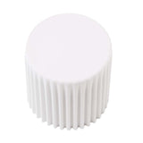Artiss 2x Bar Stools Cupcake Plastic Foot Stool White - Side View
