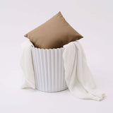 Artiss 2x Bar Stools Cupcake Plastic Foot Stool White - 45-Degree Angle