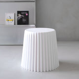 Artiss Set of 4 Cupcake Bar Stools Stackable Foot Stool White - Top-Down View
