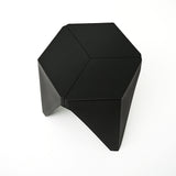 Artiss 2x Bar Stools Puzzle Plastic Foot Stool Black - Side View