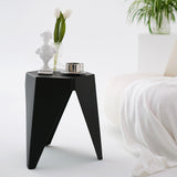 Artiss 2x Bar Stools Puzzle Plastic Foot Stool Black - 45-Degree Angle