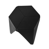 Artiss 4PC Puzzle Stool Plastic Bar Stools Stackable Black - Side View