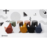 Artiss 2x Bar Stools Puzzle Plastic Foot Stool Green - Close-Up Angle